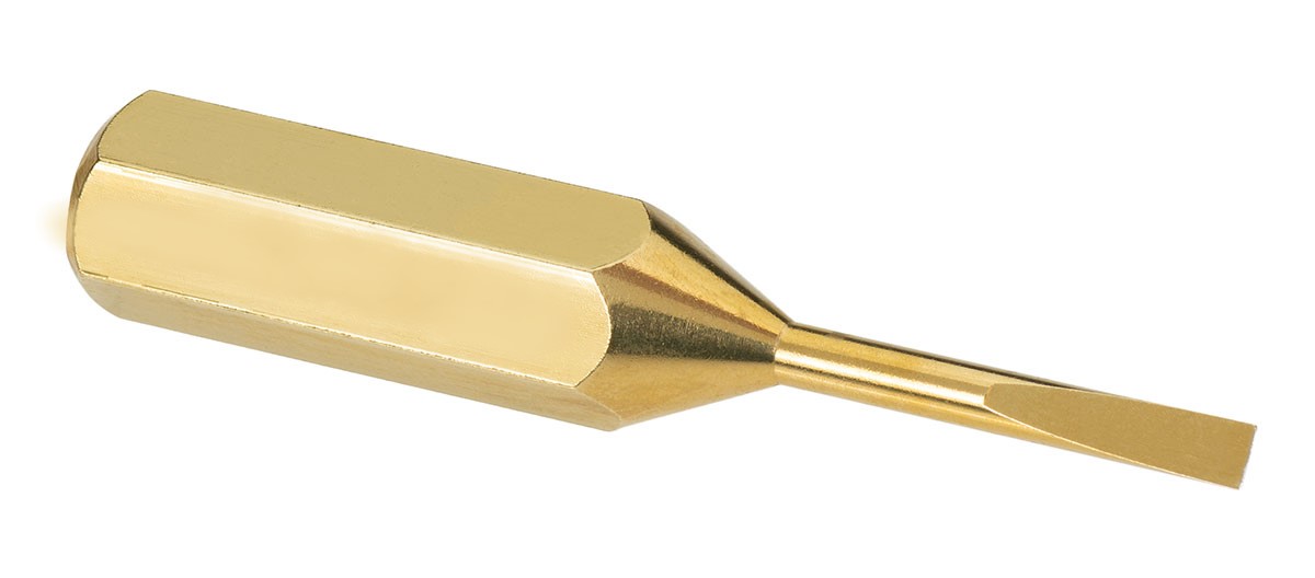 Brass shop screwdriver set