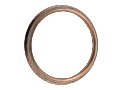 AN900 Copper Crush Washer, circular with a flat profile, shown against a white background.