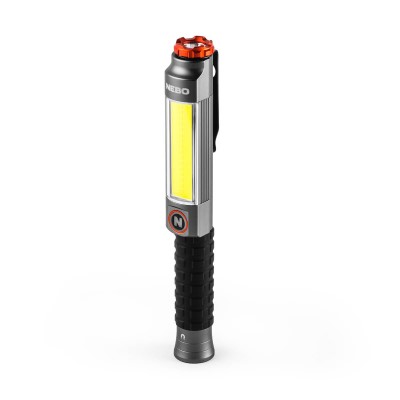 BIG LARRY™ 3 Work Light featuring a long, rectangular LED panel, a black textured handle, and an orange top.