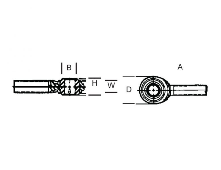 Male Rod End Bearings Wicks Aircraft Parts