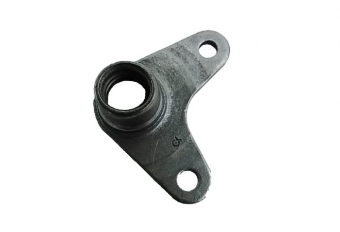 Anchor Nut Corner (MS21055) with a triangular metal base featuring two mounting holes and a central threaded nut.