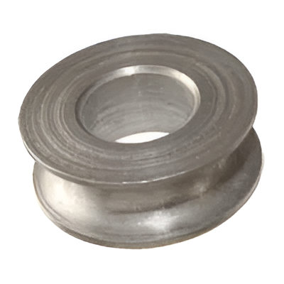 Metal AN111 Cable Bushing with a circular, grooved design, shown against a plain white background.