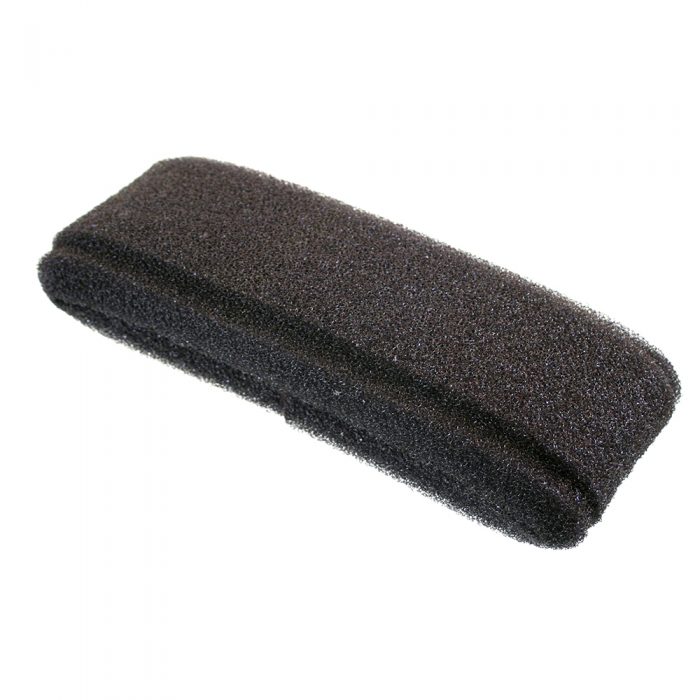 Rectangular BA-3 Brackett Air Filter Element with a textured black foam surface, designed for aviation use.