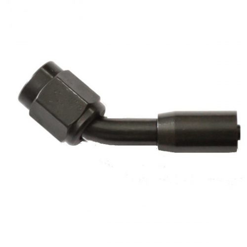 Crimp PTFE 45° Hose End