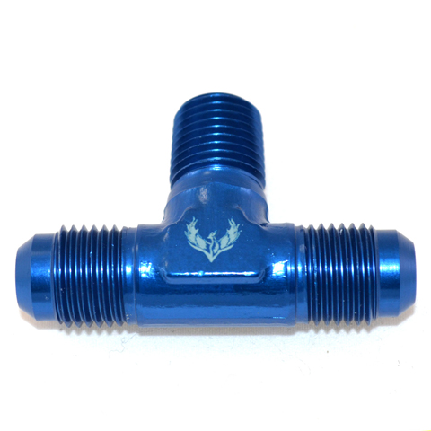 Flare to Pipe Tee On Branch