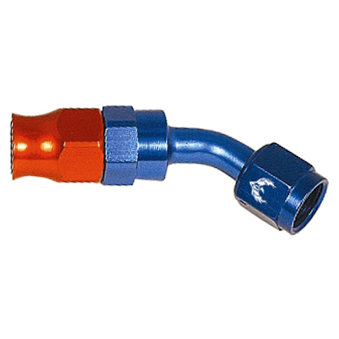 Reusable 45° PTFE Swivel Hose Ends