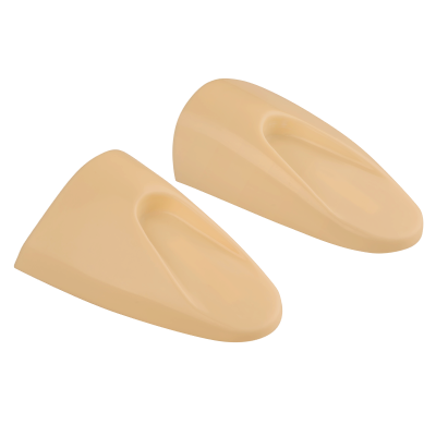 Two beige Pulsar NS Cessna wingtip fairing adapters, featuring a sleek, aerodynamic design, are displayed on a neutral background.