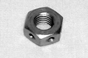 Drilled Jam Nut - Wicks Aircraft Parts